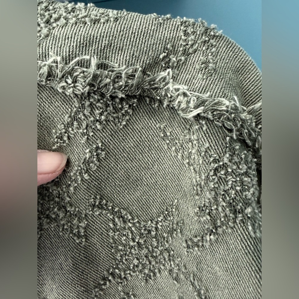 POL Patchwork Plaid Boho Shacket Oversized - Size… - image 4